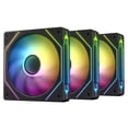 thumbnail image 1 of DARKROCK F120 3in1 120mm Infinite Mirror Design Case Fans with 24 LED Lights PWM Control & ARGB effect, Hydraulic HDB Bearing for Low-Noise Operation - Suitable for Most PC Cooling Systems - Black, 1 of 9