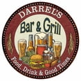 thumbnail image 1 of DARREL'S Bar and Grill 12" Round Metal Sign Kitchen Wall Decor 200120020261, 1 of 1