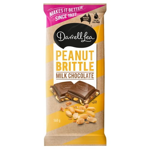 DARRELL LEA PEANUT BRITTLE 160g, British Import (Pack of 3)