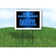 thumbnail image 1 of DARRYL RETIREMENT BLUE 18 in x 24 in Yard Sign Road Sign with Stand, 1 of 4