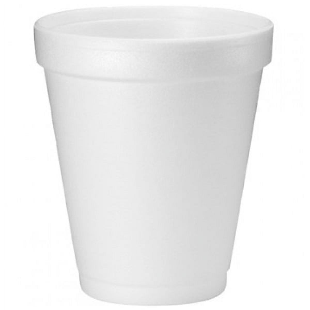 DART Disposable Cold/Hot Cup 8 oz. White, Foam, Pk1000