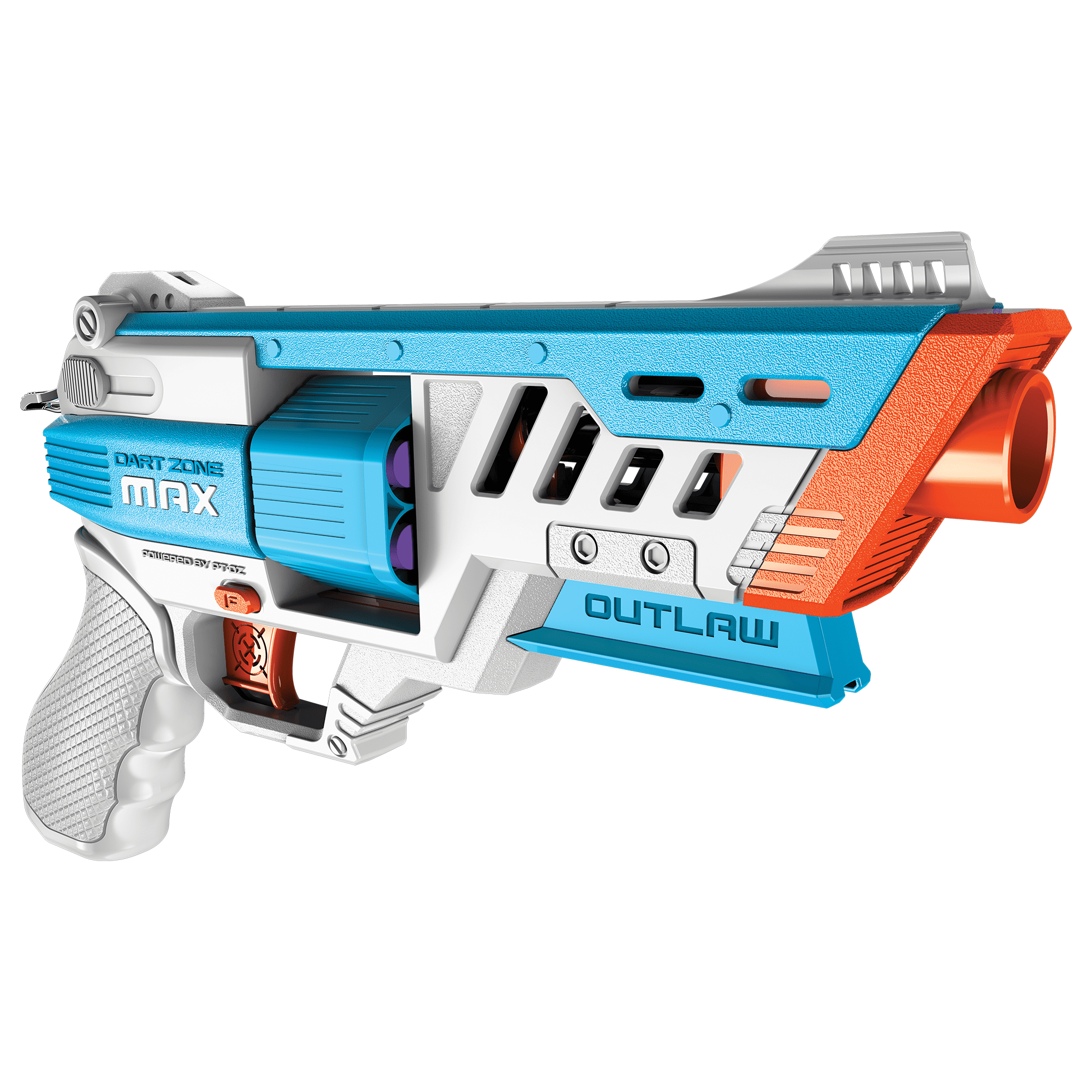 Dart Zone Max Nitroshot+ Outlaw High-Powered Hammer Prime Half