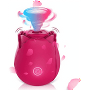 DARZU Rose Toys, Sucking Vibrator for Women with 7 Intense Suction, Rechargeable G Spot Nipple Stimulator Sex Toys for Women for Sex