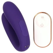 DARZU Vibrators and Adult Sex Toys for Women - Anal Butt Plug with Remote Control Waterproof G Spot Rose Sex Stimulator for Women or Couple Pleasure (Blue Purple)