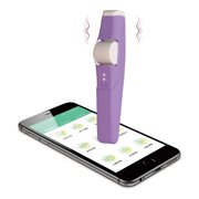 DARZU Vibrators for Women: Adult Sex Toys with App Control - Rechargeable G Spot Stimulator with 9 Vibrations for Solo or Couple Fun - Purple