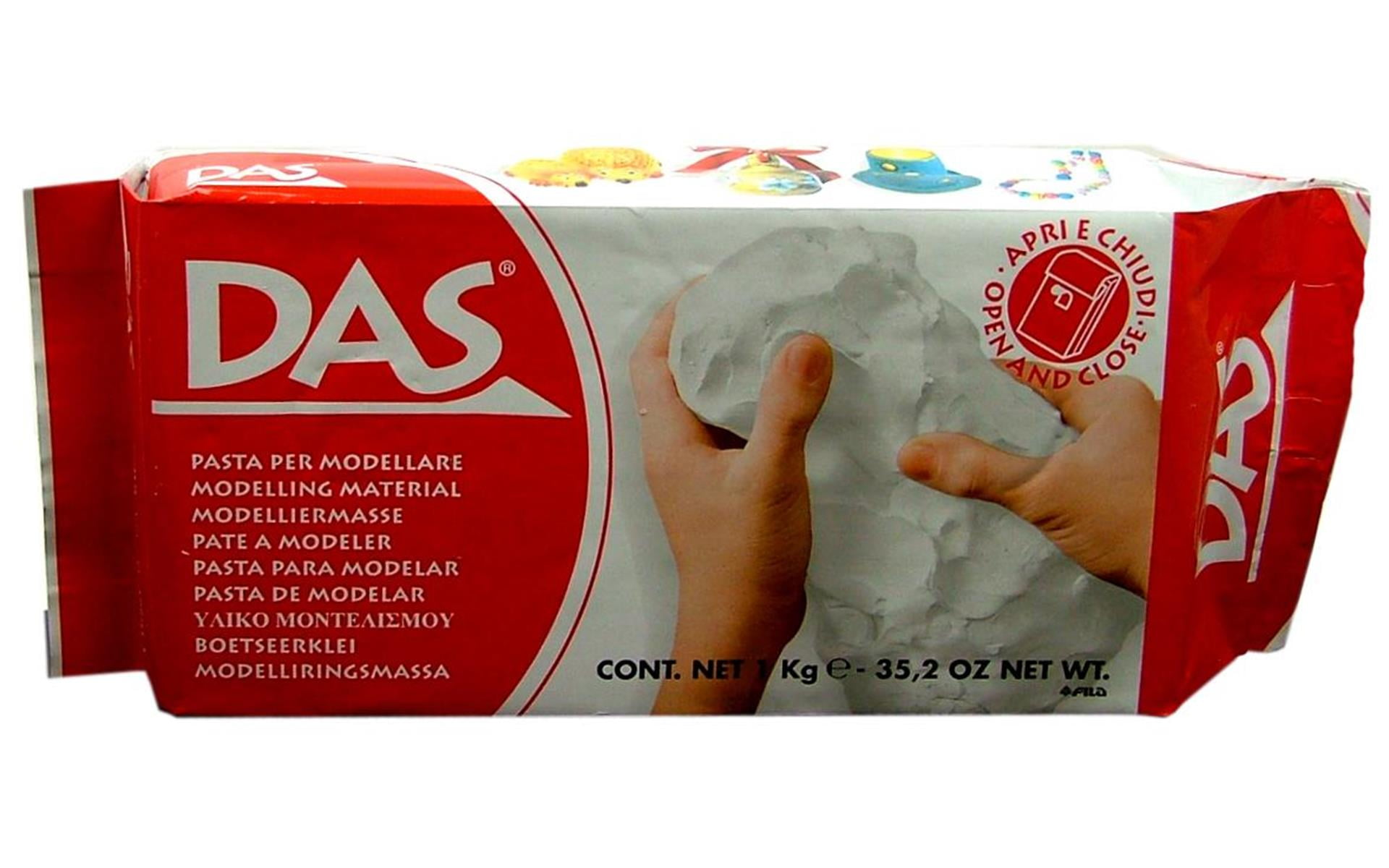 DAS Air Dry Modeling Clay, White, 2.2 Pounds