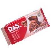 DAS  Air Hardening Modeling Clay, Terra Cotta, 2.2 lb, Block