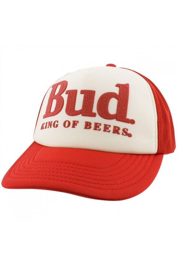 DAS COMPANIES Bud King of Beers Textured Trucker Hat