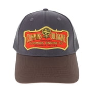 Cummins Hat Cmn35187 Vintage Baseball Cap 1919 Cummins Logo Dodge Engine Fan Retro Style Trucker Hat For Men Women - Mesh Snapback Cap Brownish Gray