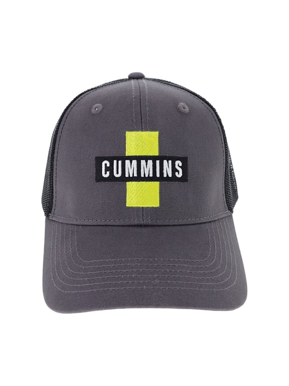 Hat Cmn35189 Vintage Baseball Cap 1952 Cummins Logo Dodge Engine Fan Retro Style Trucker Hat For Men Women - Mesh Snapback Cap Gray