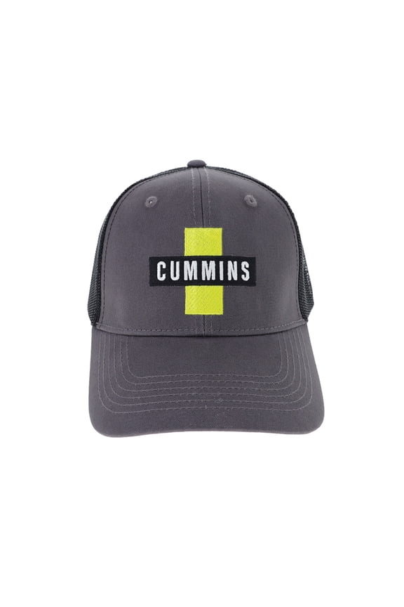 Hat Cmn35189 Vintage Baseball Cap 1952 Cummins Logo Dodge Engine Fan Retro Style Trucker Hat For Men Women - Mesh Snapback Cap Gray