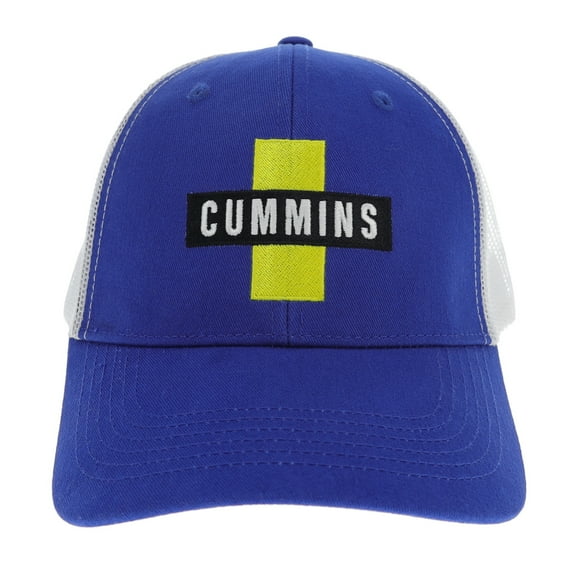 Cummins Hat Cmn35190 Vintage Baseball Cap 1952 Cummins Logo Dodge Engine Fan Retro Style Trucker Hat For Men Women - Mesh Snapback Cap Blue
