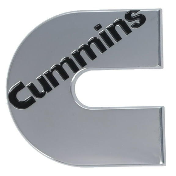 Cummins Logo Magnet 1.75-Inch CMN1151 Cummins Magnetic 3d Badge Indoor Use-Silver