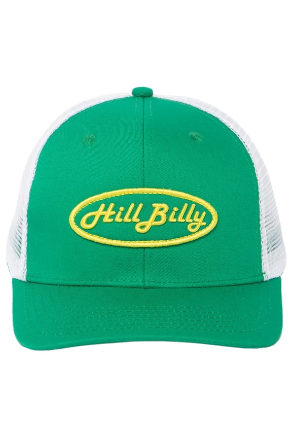DAS COMPANIES Hillbilly Green And White Snapback Hat