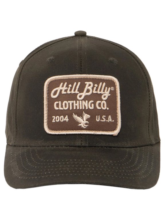 H3 BA92355 Hillbilly Green Waxed Canvas Snapback