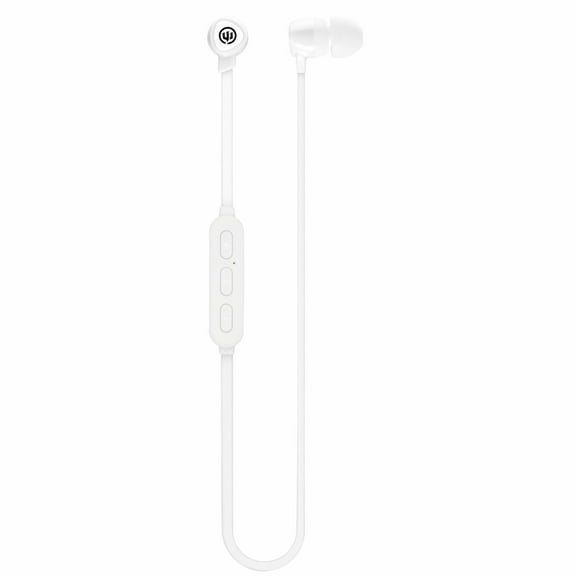 Wicked Audio Omen Wireless Bluetooth Noise Isolation Dynamic Crystal Clear Stereo Sound Earbuds - White