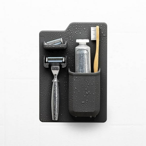 Tooletries T00011 The Harvey Silicone Toothbrush & Razor Holder (Holder Only)
