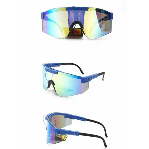 Trader Bo's TB122BLUESPFM Traders Bos Tb122bluespfm Sports Sunglasses For Women Youth And Men Uv400 Protection Ideal For Cycling Skiing Hiking Kayaking-blue