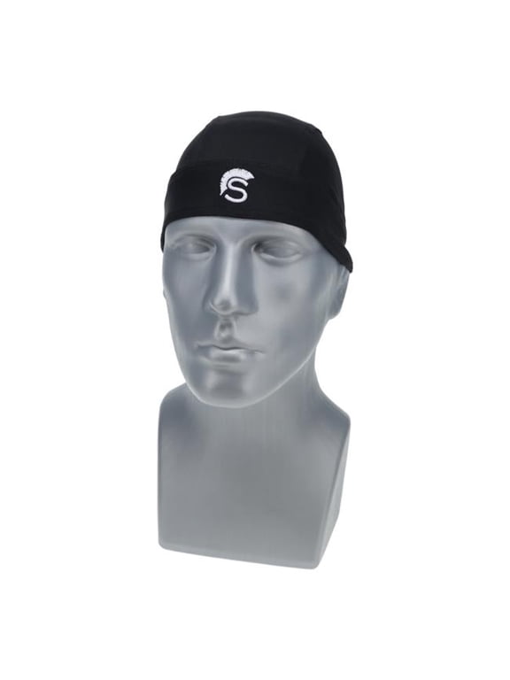 Skull Wrap SCPSKWRAPBLK Wicking Head Wrap Bandana Helmet Liner Cycling Running Welding-Black