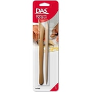 DAS Clay Hardwood Modelling Tools, Natural Wood - 2 Count