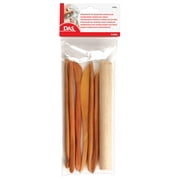 DAS  Clay Modelling Tools, Natural Wood, 7 Assorted Pieces, 1 Set