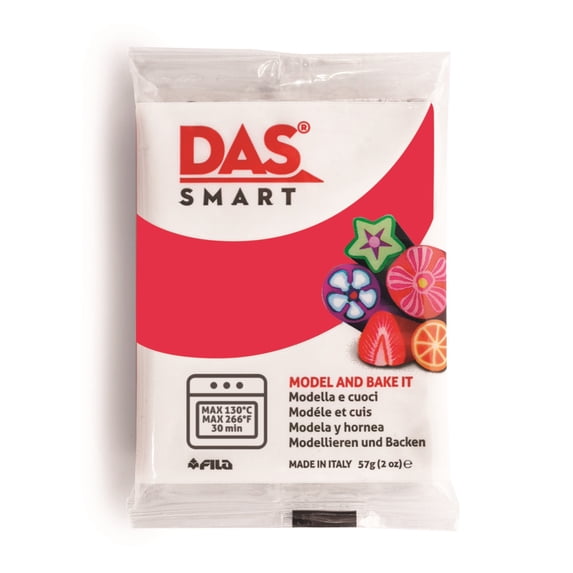 DAS Smart Polymer Clay Carmine Red 2 oz