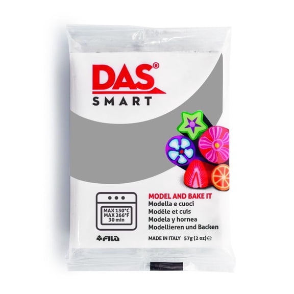 DAS Smart Polymer Clay Cool Grey 2 oz