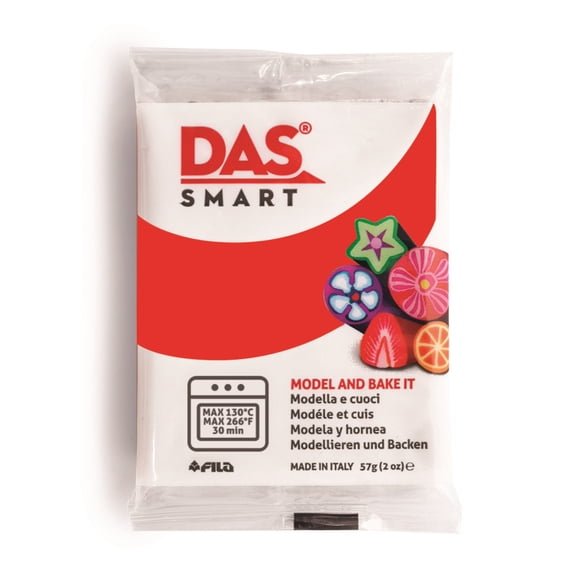 DAS Smart Polymer Clay Scarlet Red 2 oz