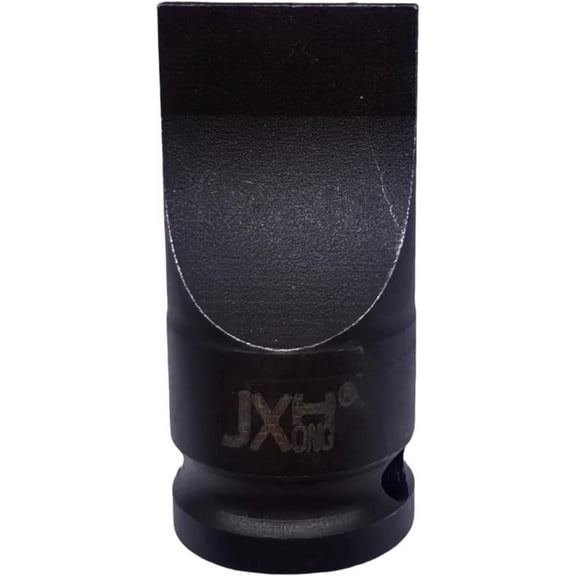 DASAW-1/2-inch Drive Slotted Screwdriver Bit Socket/Drag Link Socket, 15/16" Width x 0.154" Thickness Tip, Heat-Treated Cr-Mo Alloy Steel