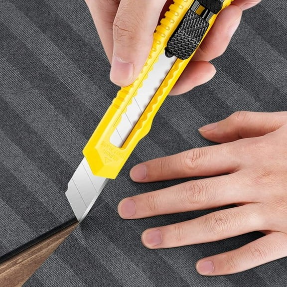 DASAW-14 Pack Box Cutter Retractable, 18mm Box Knife, Utility Knife Retractable with Snap Off Blade, Box Opener for Home, Cutter Knives for Cardboard, Art, Craft