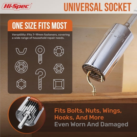 DASAW-52pc Multi Screw Driver Bit Set and Universal Self Adjusting Socket Adaptor Tool. Precision, Torx and Tamperproof Security 1/4 inch Hex Screwdriving Drill Driver Bit Accessories in a Case