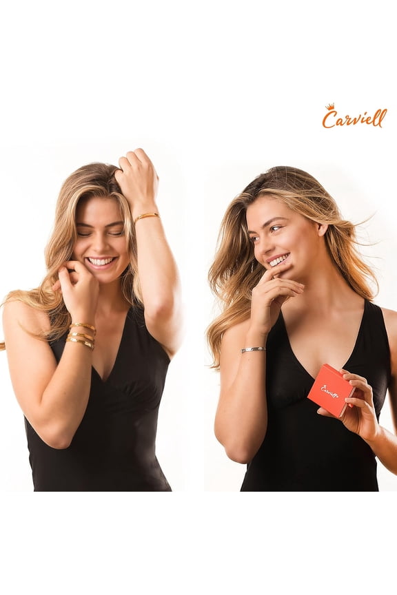 -Bracelets for Women, Personalized Gifts for Her, Mom, Best Friend, Inspirational Friendship Cuff for Teen Girls, Engraved, Birthday Gift Jewelry