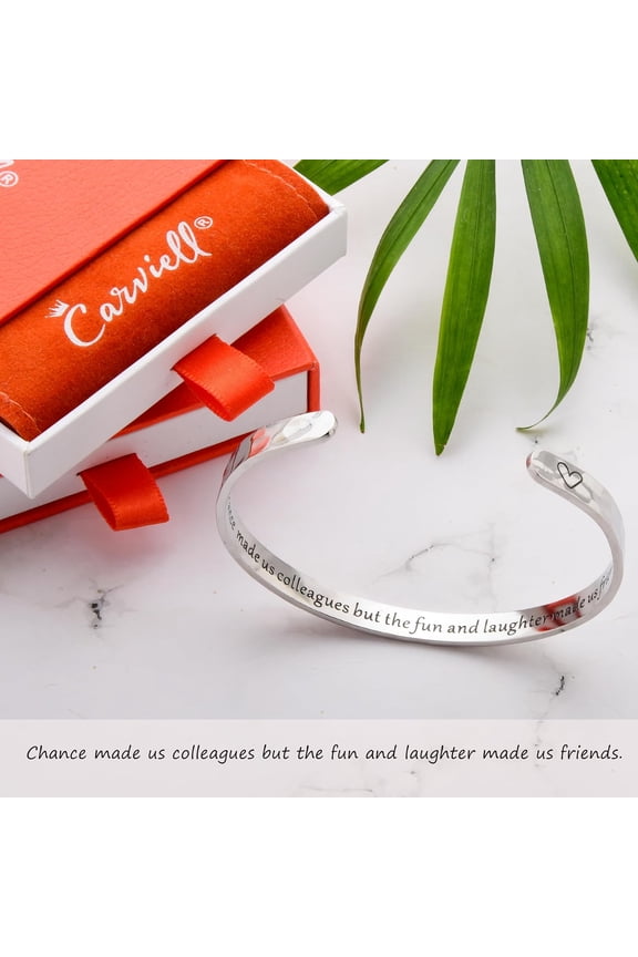 -Bracelets for Women, Personalized Gifts for Her, Mom, Best Friend, Inspirational Friendship Cuff for Teen Girls, Engraved, Birthday Gift Jewelry