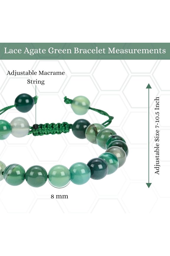 -Energy Protection Crystal Handmade Adjustable Bead Bracelet Perfect for Men, Womenu2019s Gift - Gemstone Healing Stretch Bracelet Pulsera Para Hombre Mujer Stocking Stuffer