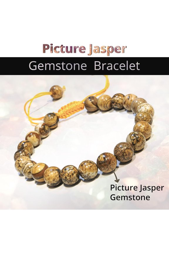 -Energy Protection Crystal Handmade Adjustable Bead Bracelet Perfect for Men, Womenu2019s Gift - Gemstone Healing Stretch Bracelet Pulsera Para Hombre Mujer Stocking Stuffer