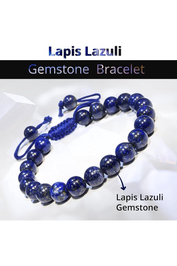 -Energy Protection Crystal Handmade Adjustable Bead Bracelet Perfect for Men, Womenu2019s Gift - Gemstone Healing Stretch Bracelet Pulsera Para Hombre Mujer Stocking Stuffer