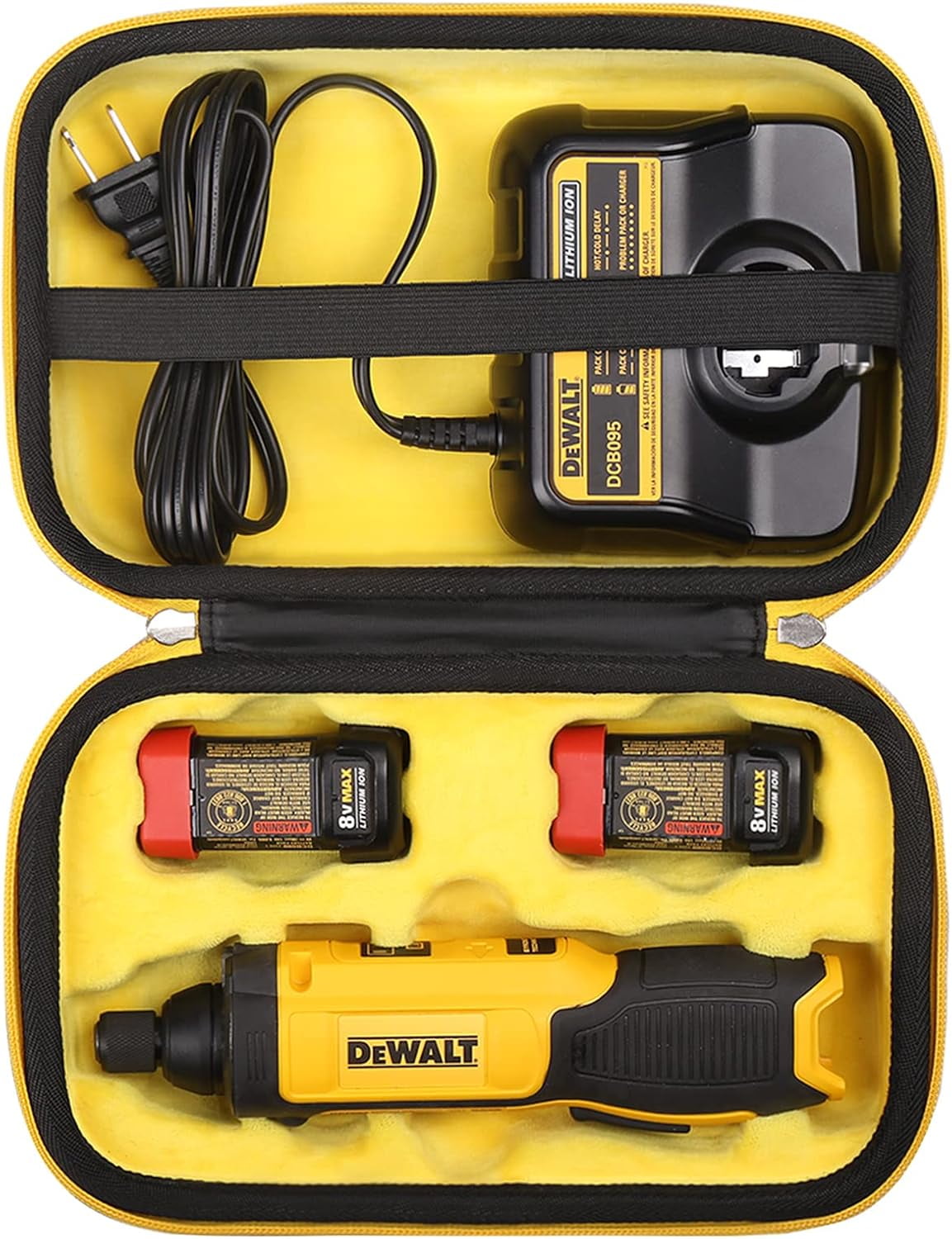 DASAW-Hard Travel Storage Case, for DEWALT DCF682N1 / DCF680N2 8V MAX Cordless Screwdriver Kit