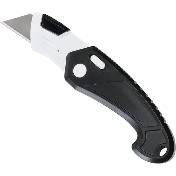 DASAW-Lightweight Strong ABS Plastic Folding Utility Box Cutter (Bright Pink, 6)