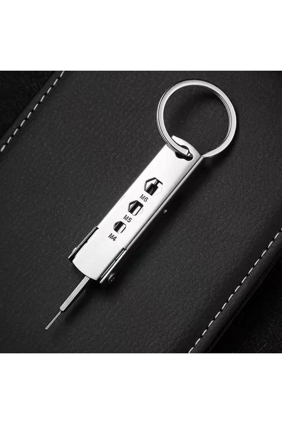 -Mini Utility Multitool, Sim Card Removal Tool, Keychain with 8+ Tools, EDC Pocket Screwdriver