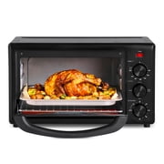 Dash 23L Air Fryer Toaster Oven with Aircrisp Technology, 6-Slice Capacity, Black