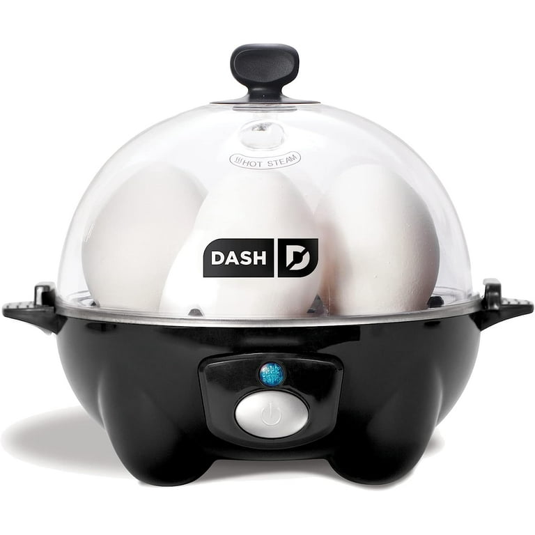 DASH Express Electric Egg Cooker, 7, Black 