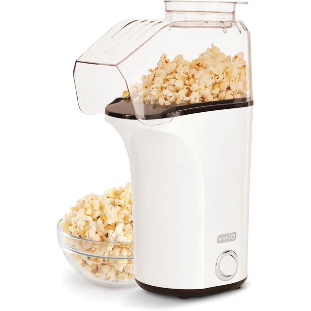 DASH Hot Air Popcorn Popper Maker with Measuring Cup to Portion Popping