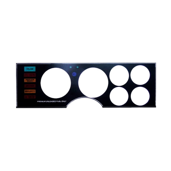 DASH PANEL OVERLAY; MADE OF PC PLASTIC