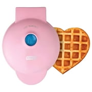 DASH Pink Heart Mini Waffle Maker