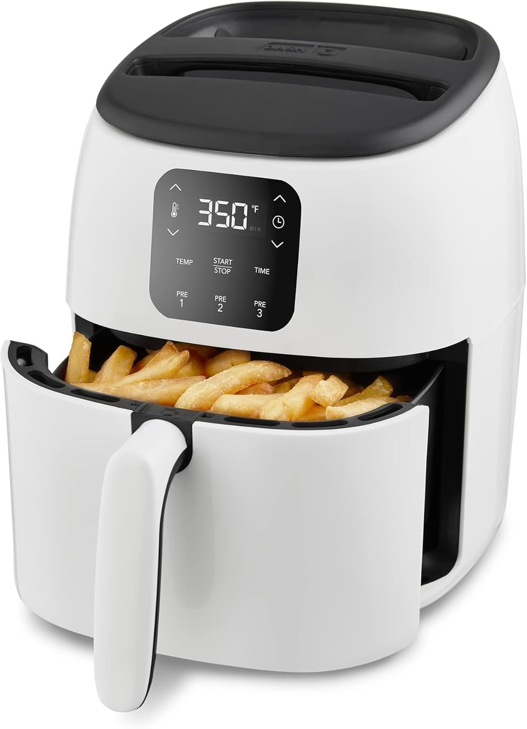 DASH TastiCrisp™ Electric Air Fryer Oven, 2.6 Qt., White Compact Air