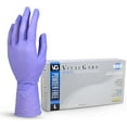 thumbnail image 1 of DASH VitalGard Nitrile Exam Grade Disposable Gloves, Periwinkle Blue, 3.9 mil, Box of 100 (L), 1 of 6