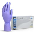 thumbnail image 1 of DASH VitalGard Nitrile Exam Grade Disposable Gloves, Periwinkle Blue, 3.9 mil, Box of 100 (XS), 1 of 5