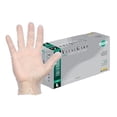 thumbnail image 1 of DASH VitalGard Vinyl Exam Grade Disposable Gloves, Clear, 3.9 mil, Box of 100 (XL), 1 of 10