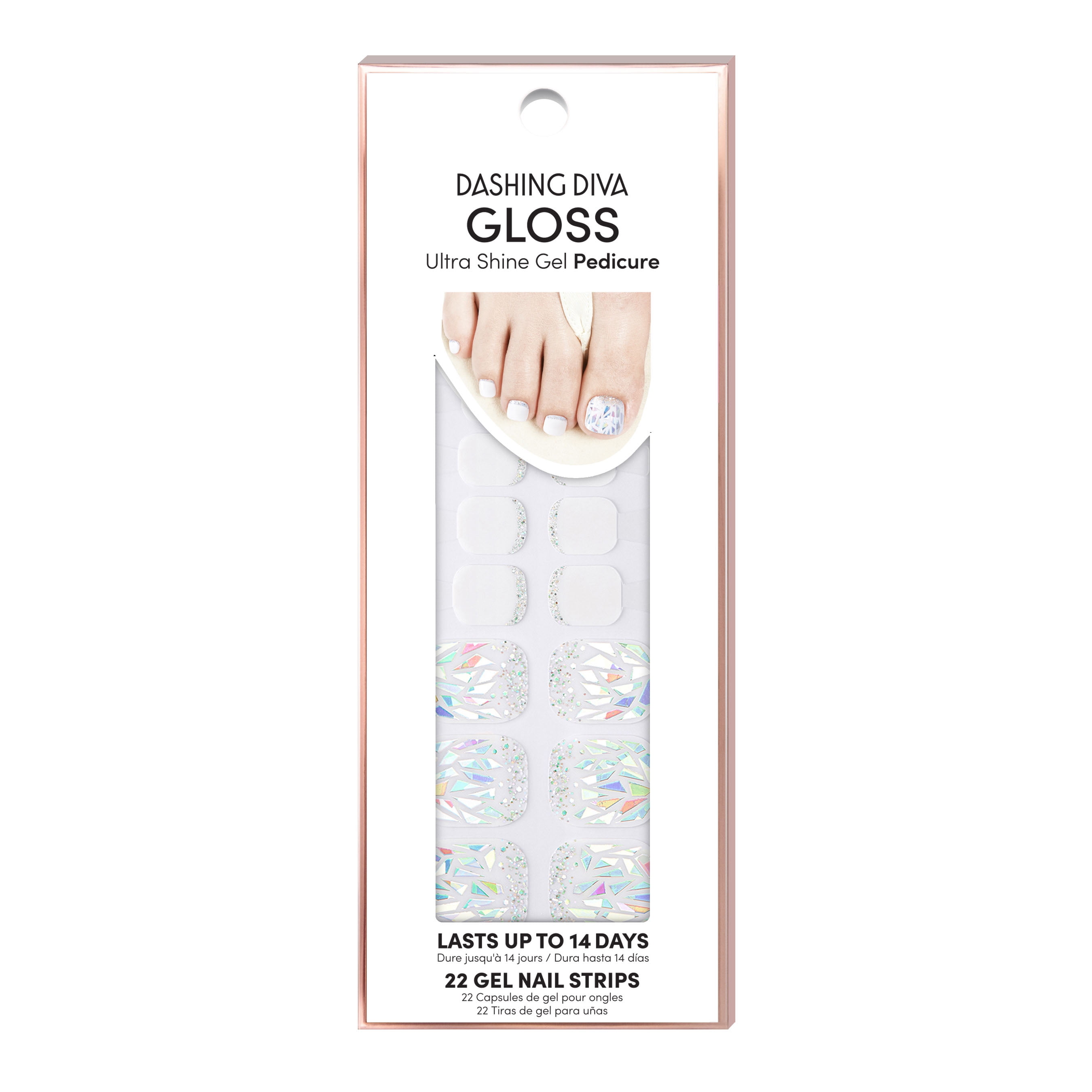 Dashing Diva GLOSS Ultra Shine Gel Palette, Pedi 32ct