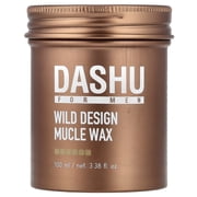 DASHU Wild Design Mucle Wax 3.5oz   Strong Hold Without Shine, Easy to Wash, Styling W